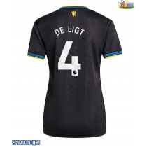 Manchester United Matthijs de Ligt #4 Tredjedrakt Dame 2025-26 Kortermet